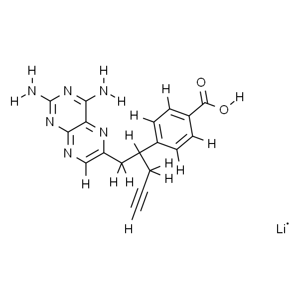 4-(1-(2,4-二氨基芴-6-基)戊-4-炔-2-基)苯甲酸锂