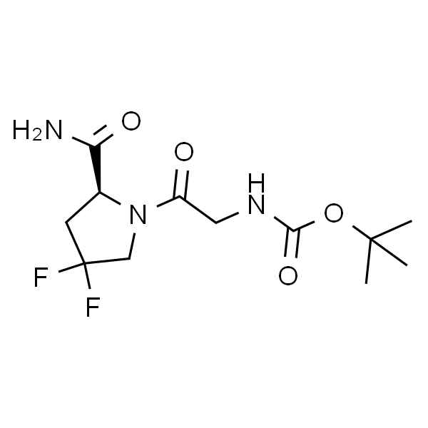 (S)-1-[2-(Boc-氨基)乙酰基]-4,4-二氟吡咯烷-2-甲酰胺