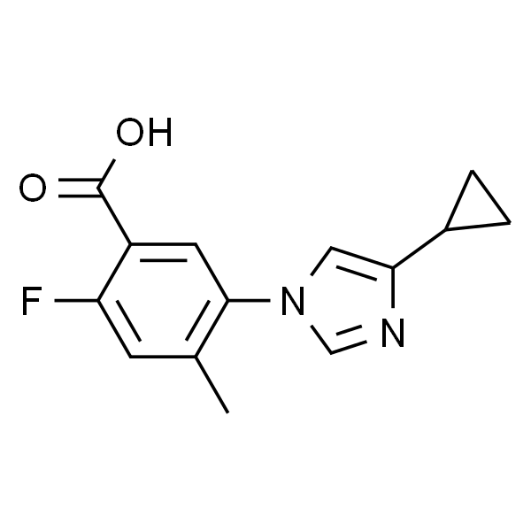 5-(4-环丙基-1H-咪唑-1-基)-2-氟-4-甲基苯甲酸
