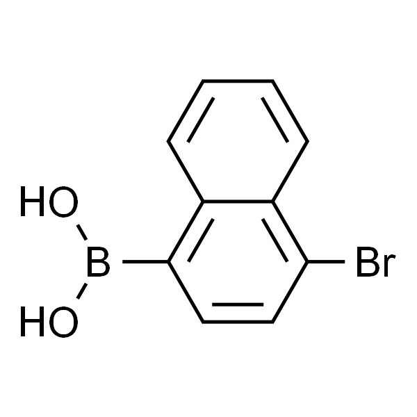 4-溴-1-萘基硼酸 (含不定量的酸酐)