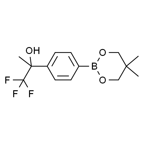 2-(4-(5,5-二甲基-1,3,2-二氧杂硼杂环-2-基)苯基)-1,1,1-三氟丙-2-醇