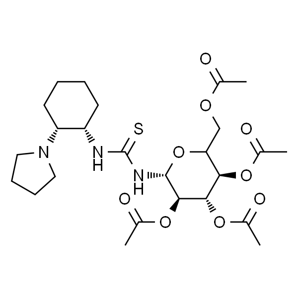 N-[(1S,2S)-2-(1-Pyrrolidinyl)cyclohexyl]-N'-(2,3,4,6-tetra-O-acetyl-β-D-glucopyranosyl)thiourea