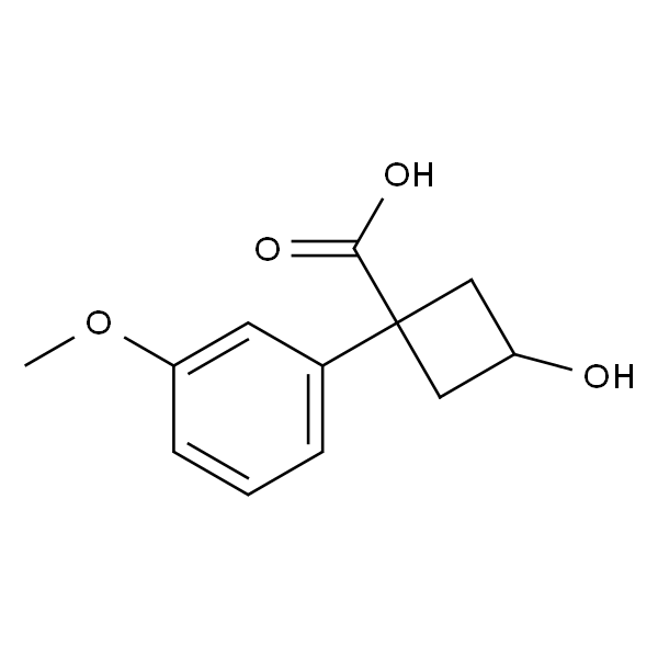 3-羟基-1-(3-甲氧基苯基)环丁烷-1-羧酸