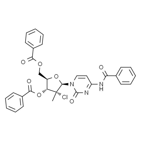 (2R,3R,4R,5R)-5-(4-benzamido-2-oxopyrimidin-1(2H)-yl)-2-((benzoyloxy)methyl)-4-chloro-4-methyltetrahydrofuran-3-yl benzoate
