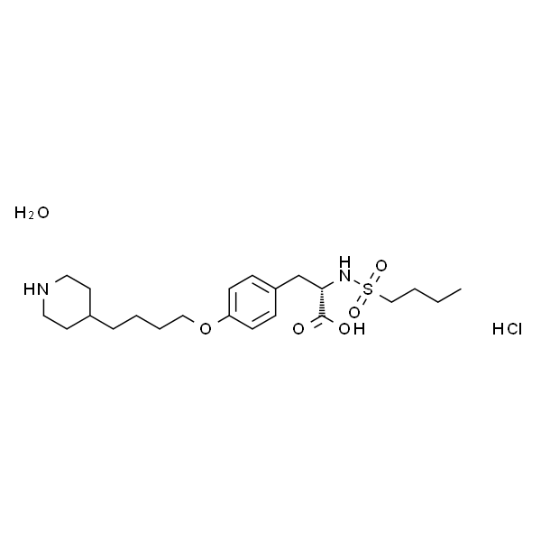 (S)-2-(丁基磺酰氨基)-3-(4-(4-(哌啶-4-基)丁氧基)苯基)丙酸盐酸盐水合物