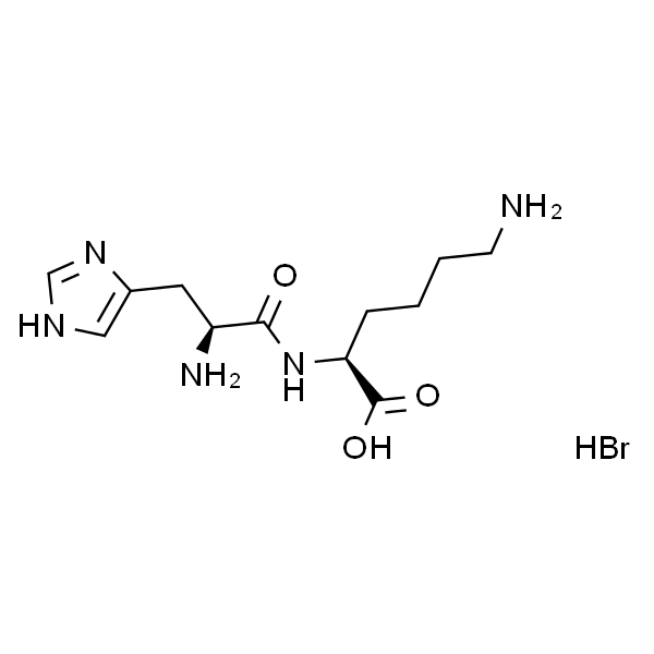 (S)-6-氨基-2-((S)-2-氨基-3-(1H-咪唑-4-基)丙酰胺基)己酸氢溴酸盐