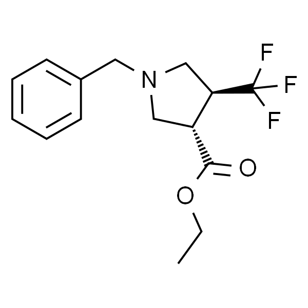 反式-1-苄基-4-（三氟甲基）吡咯烷-3-羧酸乙酯