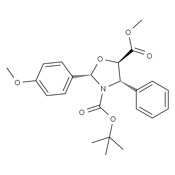 (2S,4S,5R)-3-Boc-2-(4-甲氧基苯基)-4-苯基噁唑烷-5-甲酸甲酯