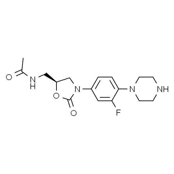 (S)-N-((3-(3-氟-4-(哌嗪-1-基)苯基)-2-氧恶唑啉丁-5-基)甲基)乙酰胺