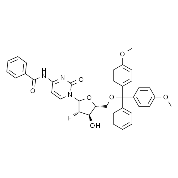 N-[1-[5-O-[二(4-甲氧基苯基)苯甲基]-2-脱氧-2-氟-BETA-D-阿拉伯呋喃糖基]-1,2-二氢-2-氧代-4-嘧啶基]苯甲酰胺