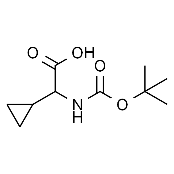 (S)-2-(叔丁氧羰基)氨基)-2-环丙基乙酸