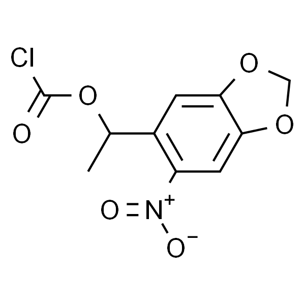 1-(6-硝基苯并[d][1,3]二噁茂-5-基)乙基氯甲酸酯