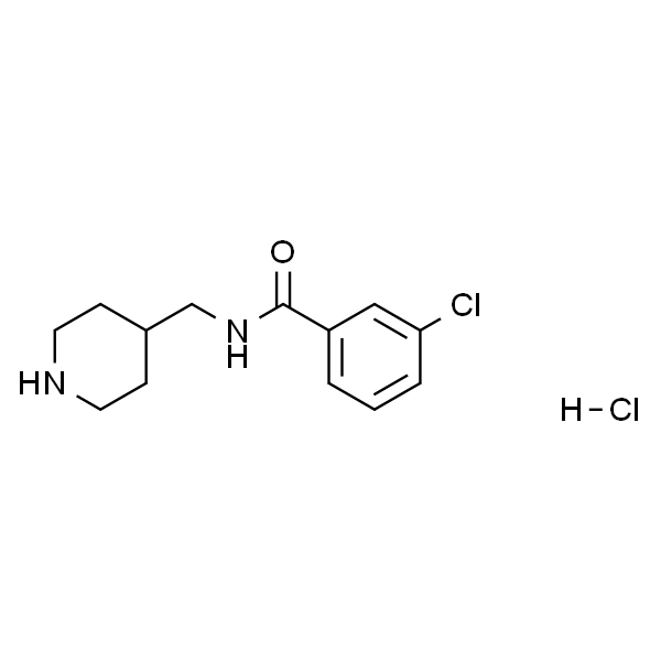 3-Chloro-N-(4-piperidinylmethyl)benzamide hydrochloride