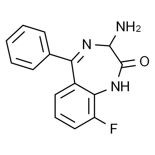 2H-1,4-Benzodiazepin-2-one, 3-amino-9-fluoro-1,3-dihydro-5-phenyl-