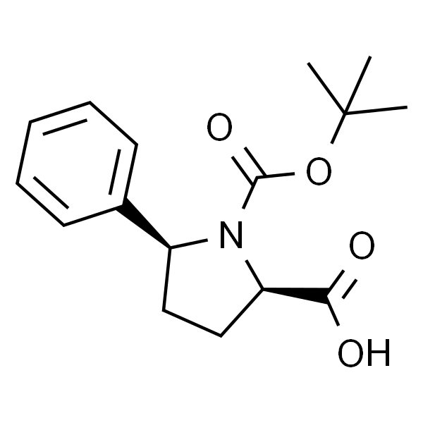 (2R,5S)-1-(叔丁氧基羰基)-5-苯基吡咯烷-2-羧酸