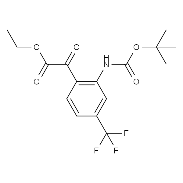 2-[2-(Boc-氨基)-4-三氟甲基苯基]-2-氧代乙酸乙酯