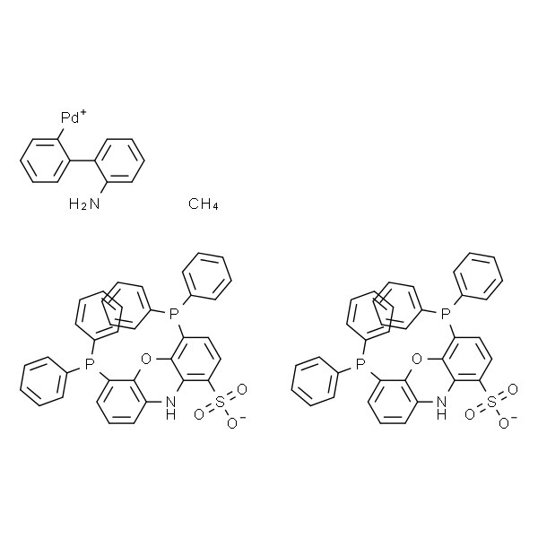 甲磺酸[4,6-双(二苯基膦)吩噁嗪](2'-氨基-1,1'-联苯-3-基)钯(II)