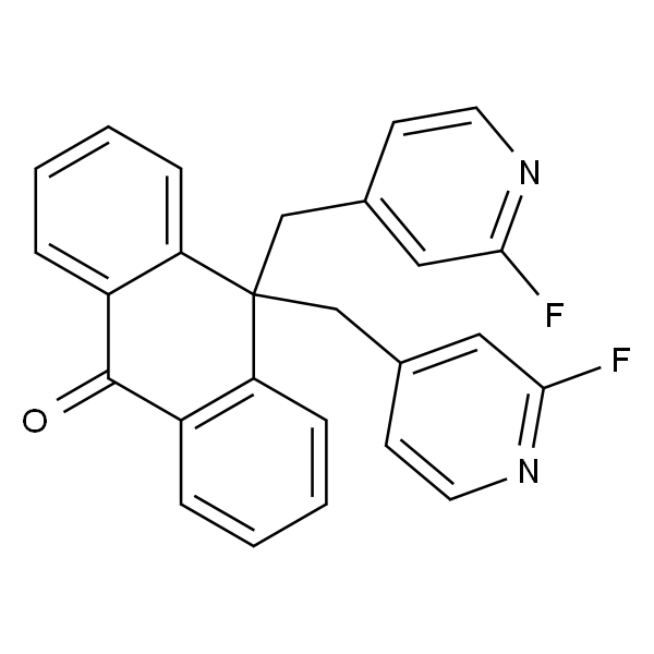 10,10-双[(2-氟-4-吡啶基)甲基]-9(10H)-蒽酮