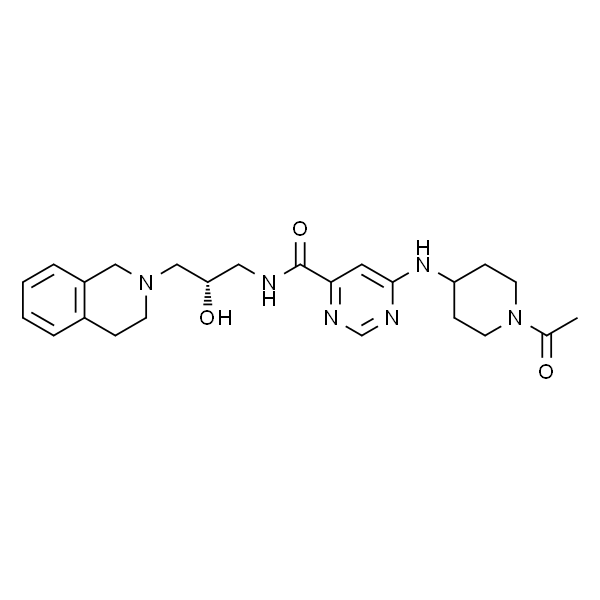 (S)-6-((1-乙酰哌啶-4-基)氨基)-N-(3-(3,4-二氢异喹啉-2(1H)-基)-2-羟丙基)嘧啶-4-甲酰胺
