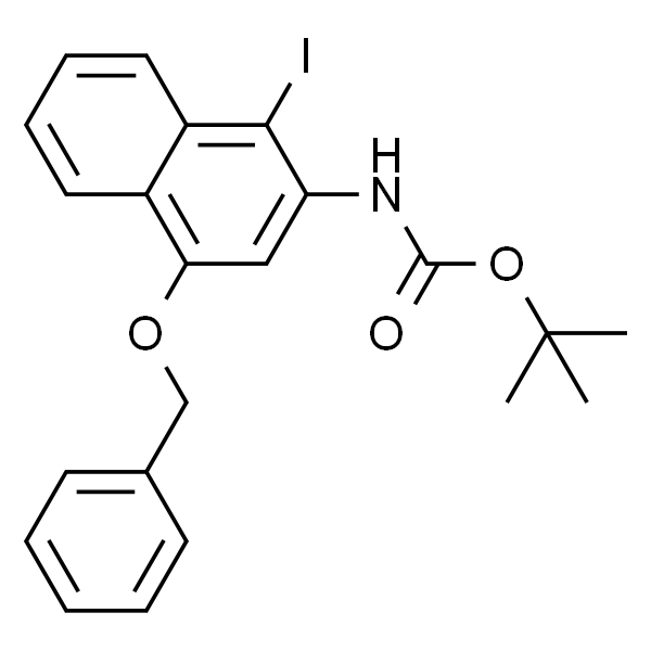 (4-(苄氧基)-1-碘萘-2-基)氨基甲酸叔丁酯