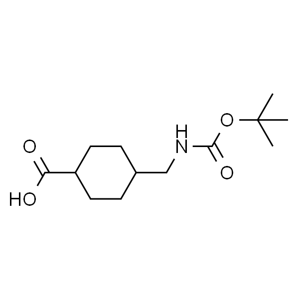 4-(叔丁氧羰氨甲基)环己甲酸 (顺反混合物)