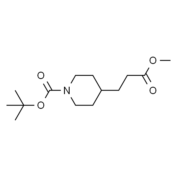1-Boc-4-哌啶丙酸甲酯