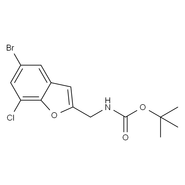 叔丁基（5-溴-7-氯苯并呋喃-2-基）氨基甲酸酯