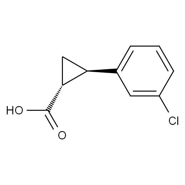 反式-2-（3-氯苯基）环丙烷-1-羧酸