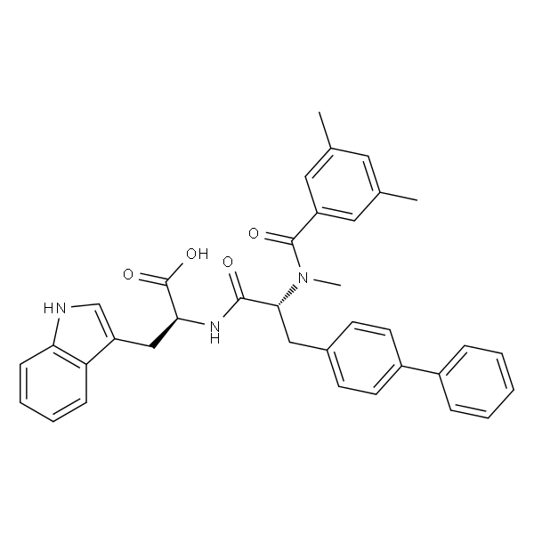 N-3-[1,1'-BIPHENYL]-4-YL-N-(3,5-DIMETHYLBENZOYL)-N-METHYL-D-ALANYL-L-TRYPTOPHAN
