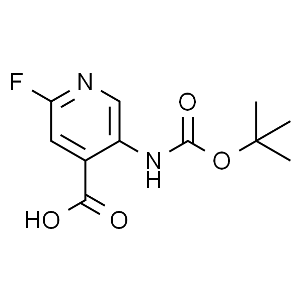 5-((叔丁氧基羰基)氨基)-2-氟异烟酸