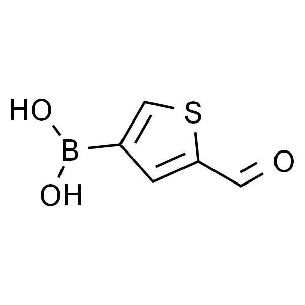 (5-甲酰基噻吩-3-基)硼酸	(含不同量的酸酐)