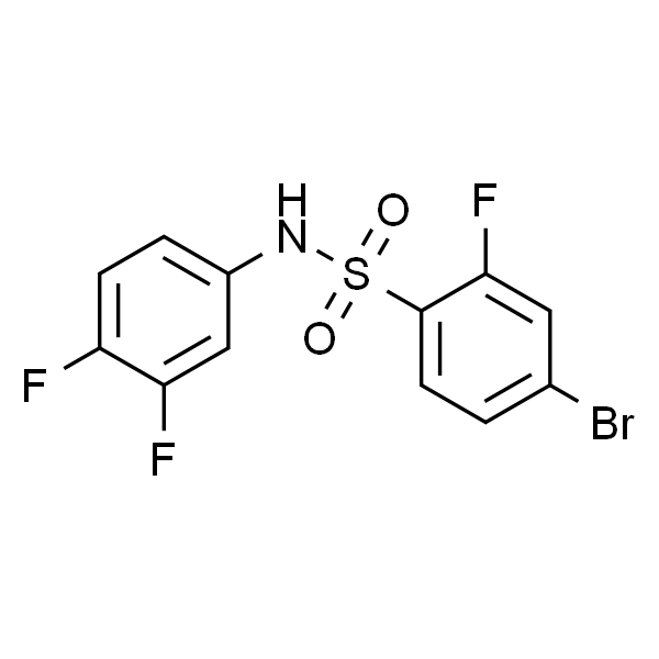 4-溴-N-(3,4-二氟苯基)-2-氟苯磺酰胺