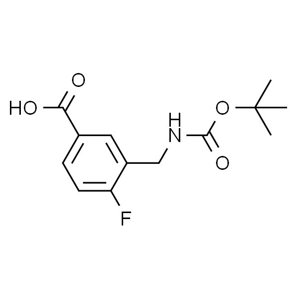 3-[(Boc-氨基)甲基]-4-氟苯甲酸