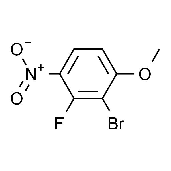 2-溴-3- 氟-1-甲氧基-4-硝基苯