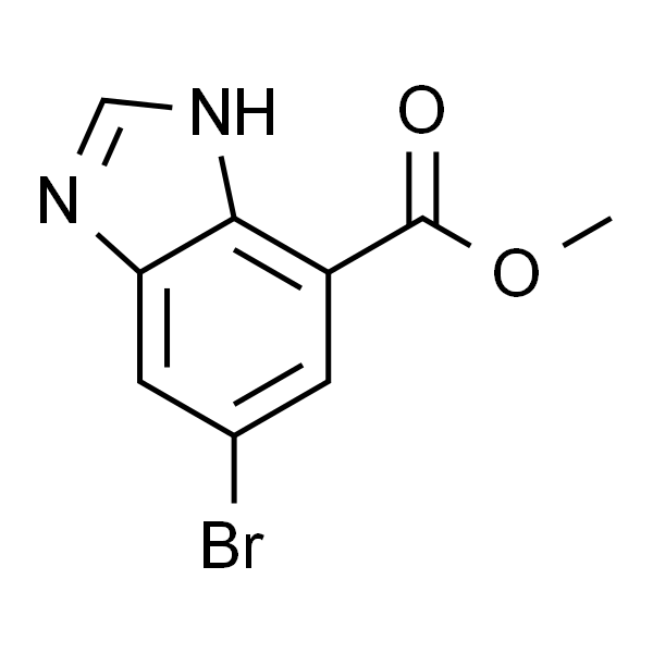 甲基5-溴-1H-苯并[d]咪唑-7-羧酸盐