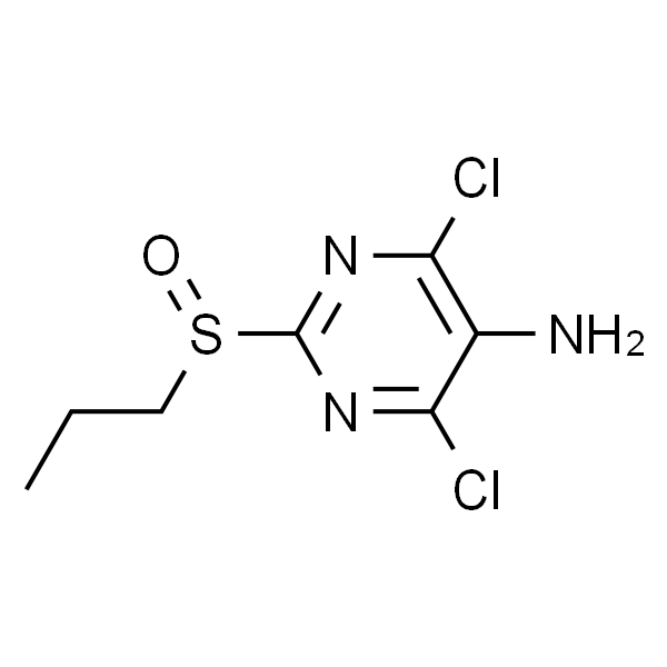 4,6-二氯-2-(丙基亚磺酰基)嘧啶-5-胺