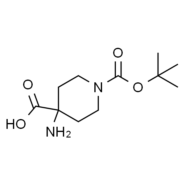 1-Boc-4-氨基哌啶-4-甲酸