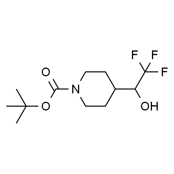 tert-butyl 4-(2,2,2-trifluoro-1-hydroxyethyl)piperidine-1-carboxylate