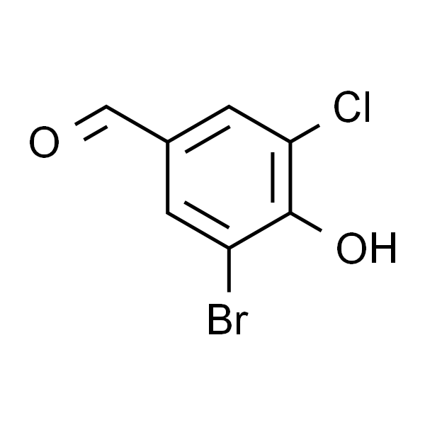 3-溴-5-氯-4-羟基苯甲醛