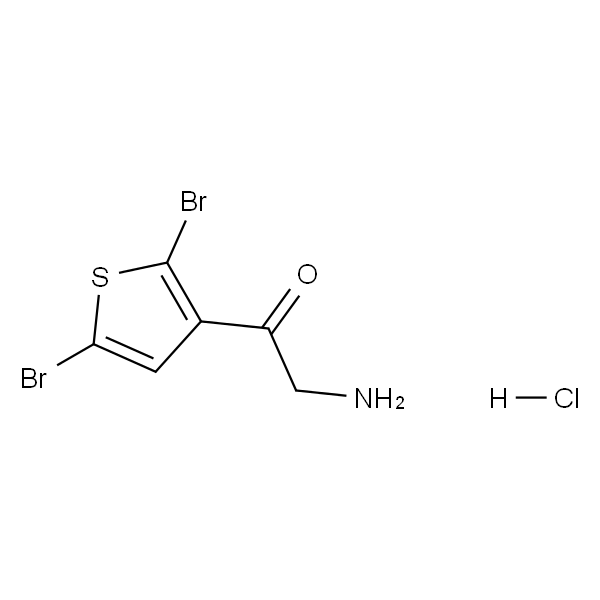 2,5-二溴-3-(2-氨基乙酰基)噻吩盐酸盐
