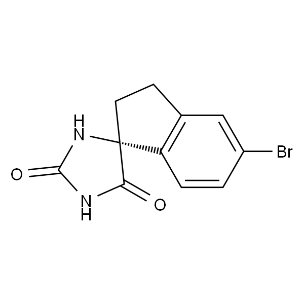 (R)-5''-溴-2'',3''-二氢螺[咪唑烷-4,1''-茚]-2,5-二酮