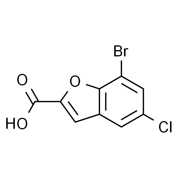 7-溴-5-氯-1-苯并呋喃-2-羧酸