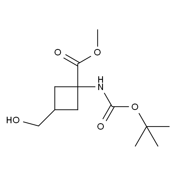 1-((叔丁氧基羰基)氨基)-3-(羟甲基)环丁烷甲酸甲酯