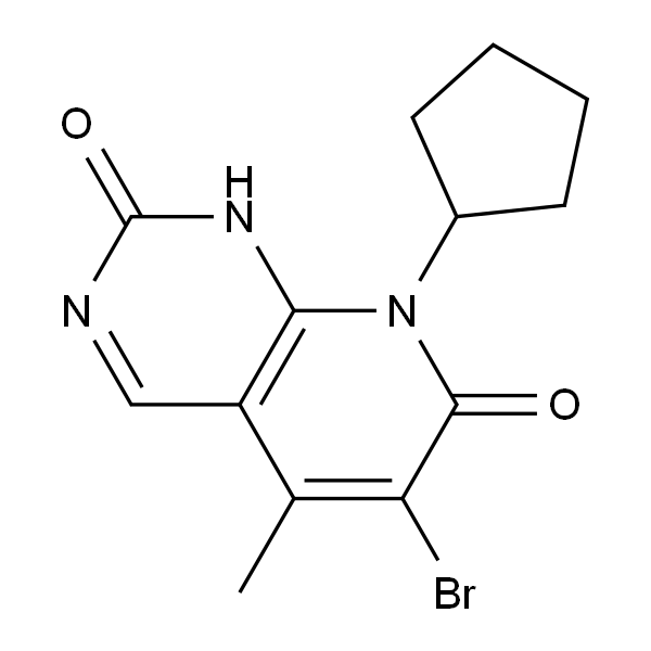 6-溴-8-环戊基-2-羟基-5-甲基吡啶并[2,3-d]嘧啶-7(8H)-酮（帕布昔利布杂质）