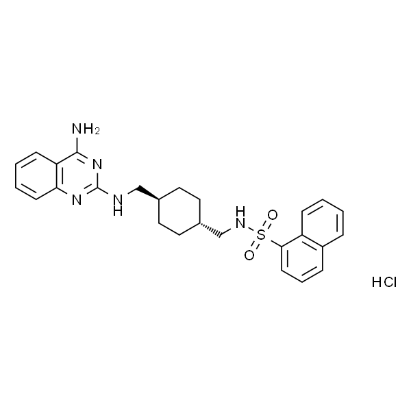 N-(((1R,4R)-4-(((4-氨基喹唑啉-2-基)氨基)甲基)环己基)甲基)萘-1-磺酰胺盐酸盐