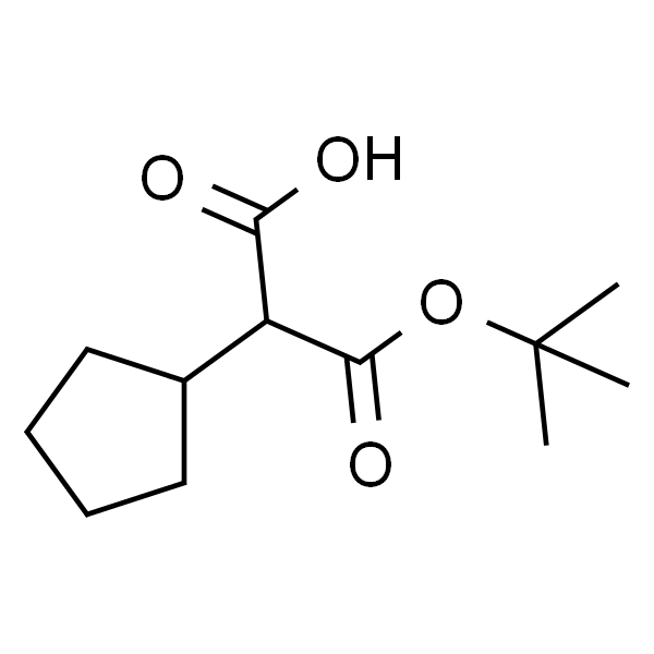3-(叔丁氧基)-2-环戊基-3-氧丙二酸