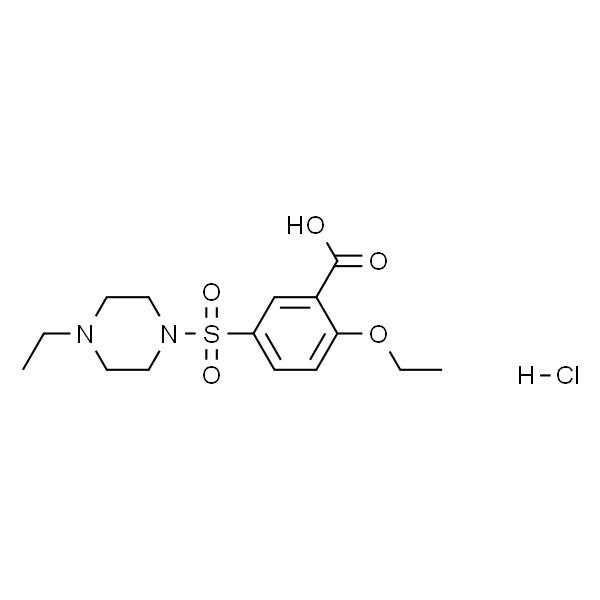2-乙氧基-5-(4-乙基哌嗪-1-磺酰基)苯甲酸盐酸盐