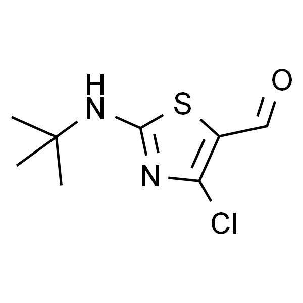 4-氯-2-(叔丁基氨基)-5-噻唑甲醛
