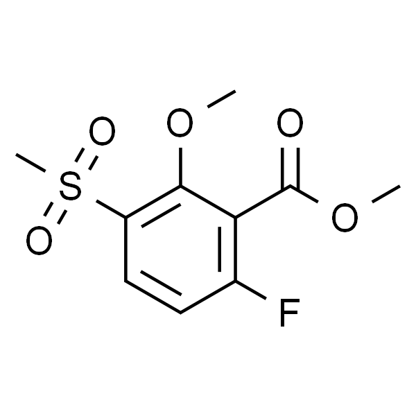 2-甲氧基-3-甲砜基-6-氟苯甲酸甲酯