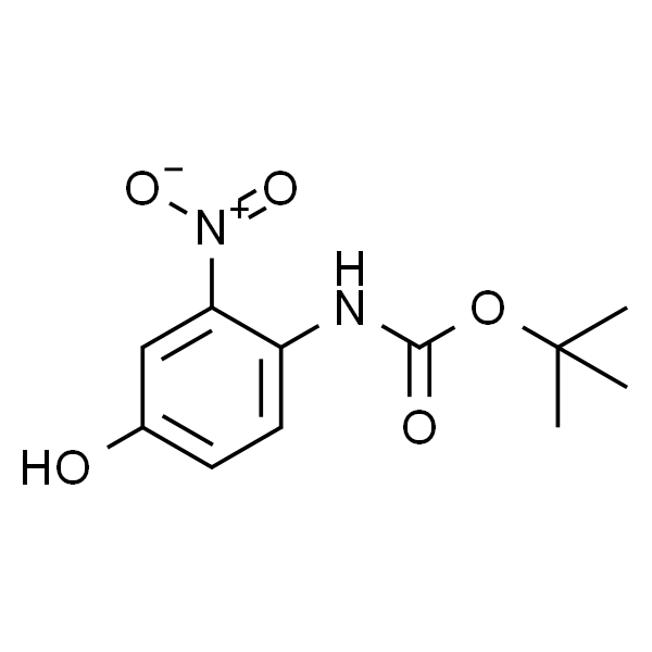 4-羟基-2-硝基苯基氨基甲酸叔丁酯